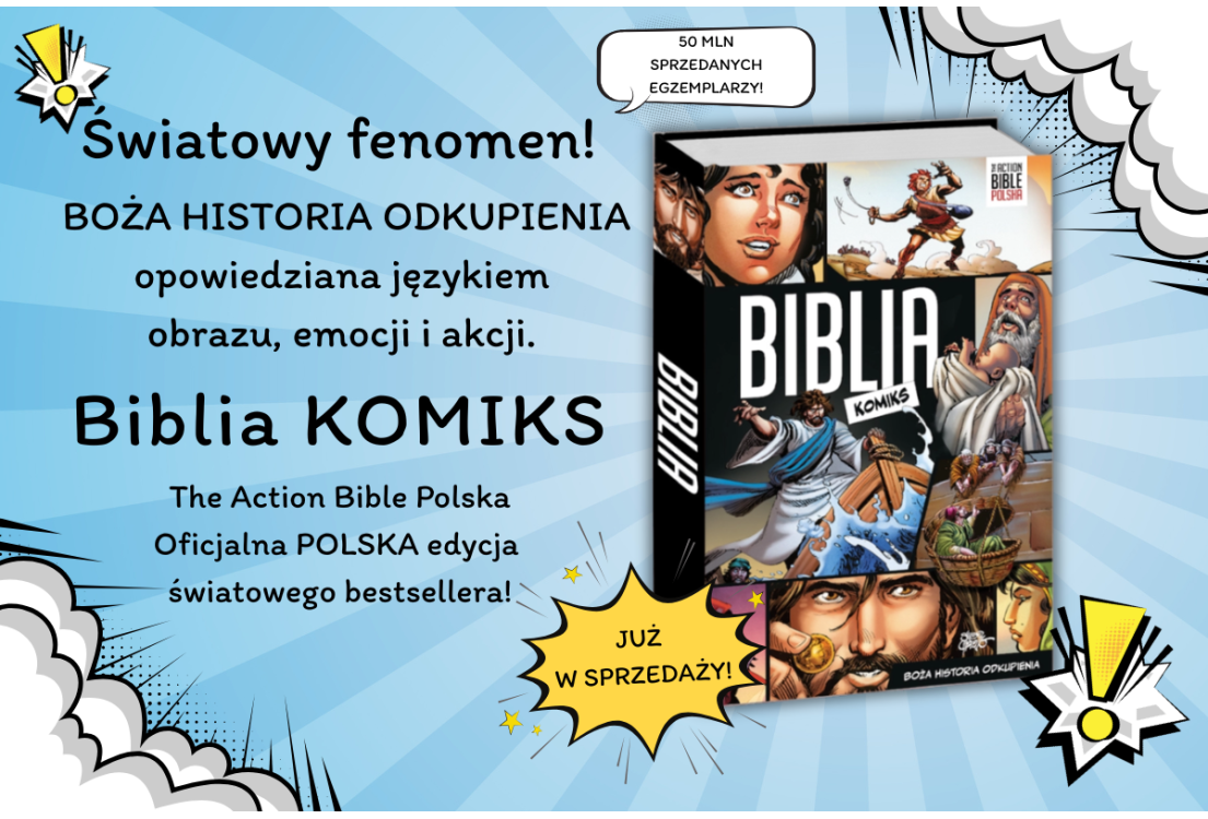 THE ACTION BIBLE POLSKA  - NOWA BIBLIA W KOMIKSIE!